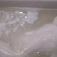 Taking a bath